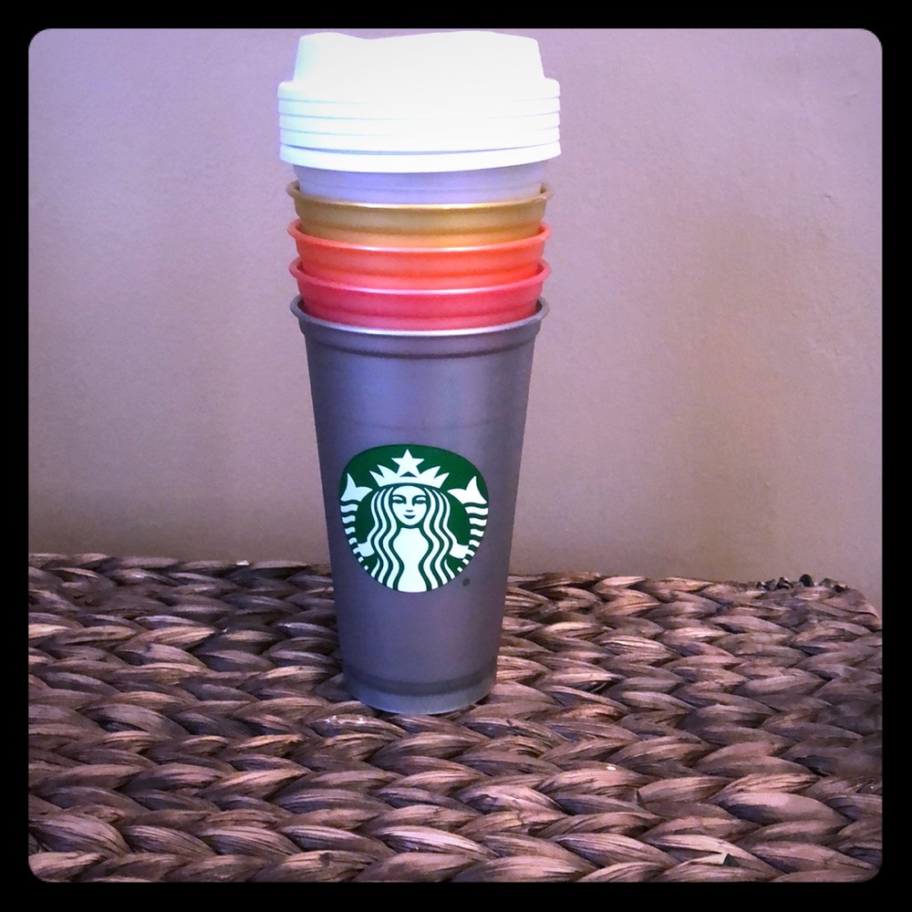 Starbucks plastic cups